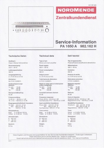 Servizio manuale istruzioni - manuale,
