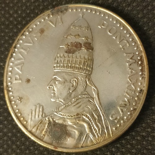 1975 pope john - pope, medal