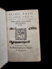 1567 - Aesop Fabulae - Plantin