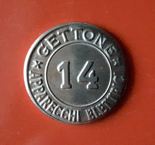 Gettone apparecchi elettrici - gettone,