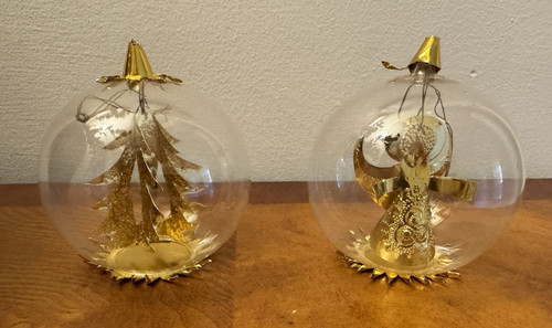 Vintage resl lenz 2 globi - ~,