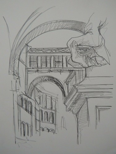 Disegno firenze italia loggia - italia,