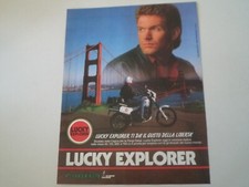 advertising Pubblicità 1988 MOTO CAGIVA ELEFANT LUCKY EXPLORER 50/125/350/750
