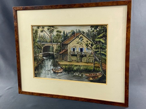 Quadro guazzo inizio - quadro,