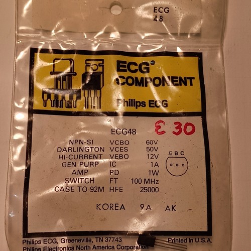 Ecg48 transistor c e30 - e,