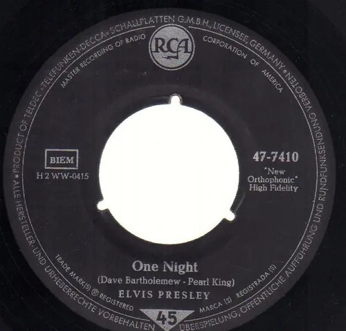 Elvis presley one - elvis, night