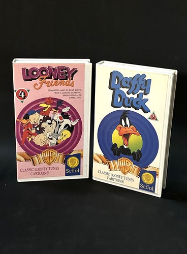 Vhs videocassette looney - videocassette,