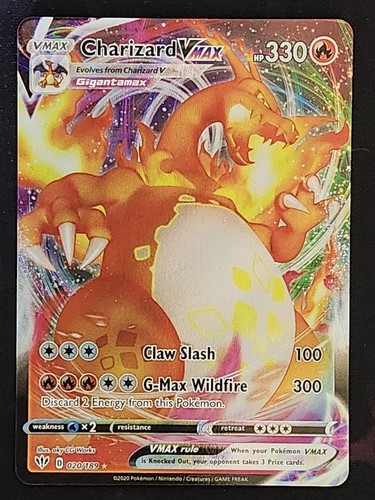Pokemon charizard vmax 020 - vmax, 020/189