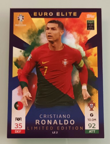 Cristiano ronaldo card euro - cristiano,