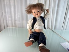 Bambola artistica Alte Heubach Köppelsdorf bambola 60 cm. Condizione Vedi foto