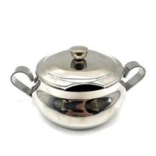 Zuccheriera Fratelli Piazza Loreglia Acciaio18/10 INOX vintage made in Italy