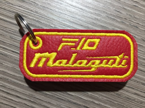 Portachiavi ricamato malaguti - portachiavi,