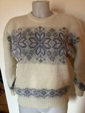 Maglia uomo vintage lana 100%, Taglia M oversize 