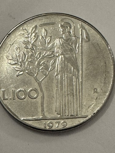 Rara moneta 100 lire - rara, 1979