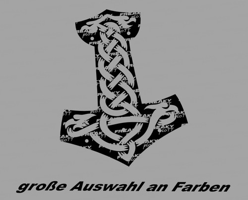Adesivo thor hammer ologramma - hammer,