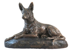 SCULTURA CANE PASTORE TEDESCO