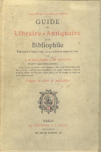 Guide libraire antiquaire e - guide,