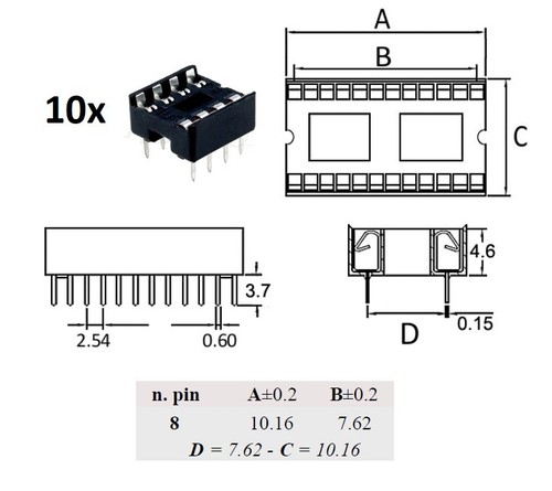 10x ninigi dip8 zoccolo - 10x, dip8,