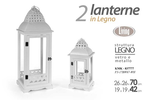 Set lanterne portacandela - lanterne,