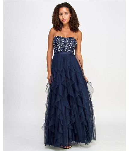 Pear culture abito gown blu - pear,