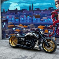 Harley rod black serpent - black,