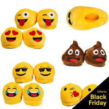 CALDE PANTOFOLE CIABATTE EMOTICON PER UOMO DONNA BAMBINO VARIE MISURE E COLORI