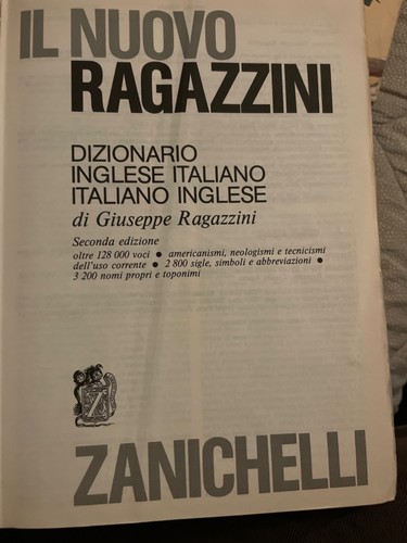 Nuovo ragazzini dizionario - nuovo,