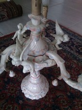 A.Z.NOVE ANTONIO ZEN Lampada da tavolo ceramica decorata a mano