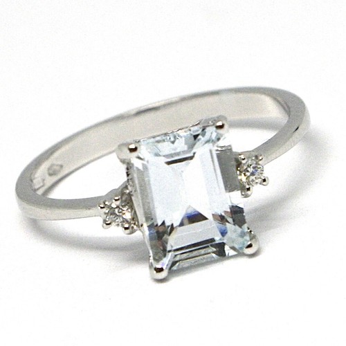 Anello oro bianco 750 - anello,