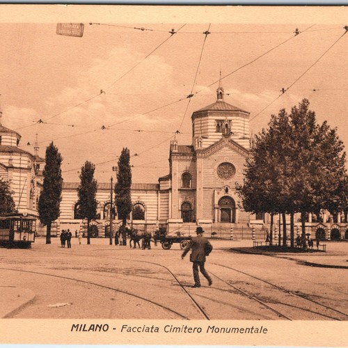 C1920s milano italia cimitero - milano,,