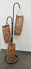 Lot 3 Wicker Candle Holder