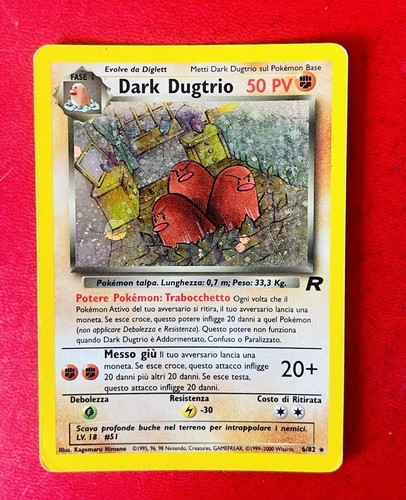 Lotto carte pokemon dark - carte,