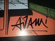 Valerio Adami Autografo su cartolina 12x17 signed