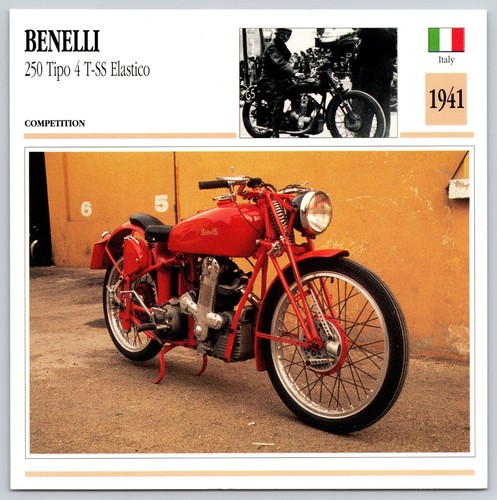Scheda moto benelli 250 tipo - scheda,