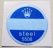 ROLEX 5508 Steel Caseback Blue