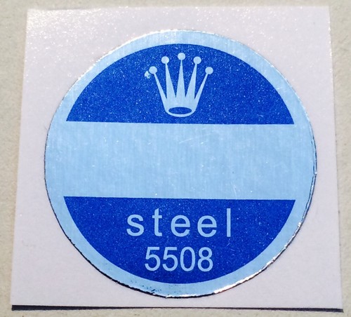 Rolex 5508 steel caseback blue - 5508,