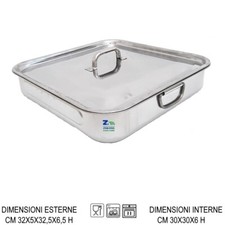 TEGLIA LASAGNERA QUADRATA CM