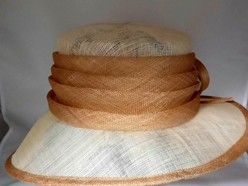 Cappello cerimonia beige - cappello,