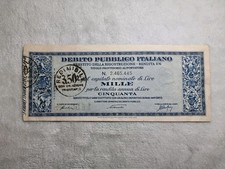 Debito pubblico italiano lire
