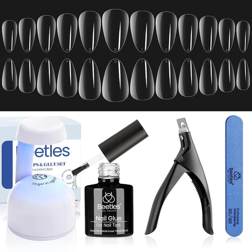 Gel nail kit - kit, almond