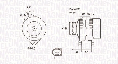 Alternatore 063731837010