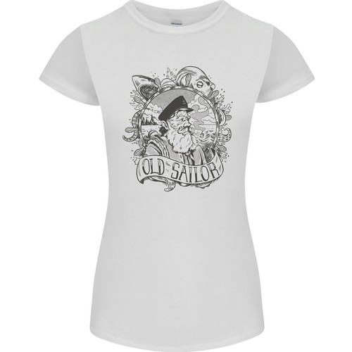 Old sailor white - shark, octopus