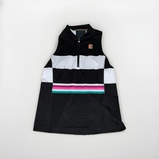 Canotta Nike Donna Dri-FIT Power Slam Tennis Nera Challenge Court Taglia S