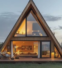 Casa prefabbricata a triangolo