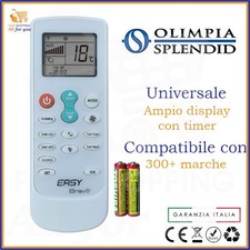 Telecomando universale condizionatore per Olimpia Splendid climatizzatore clima