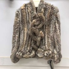 Giacca pelliccia di coniglio