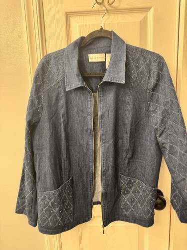 Giacca denim alfred dunner - denim,