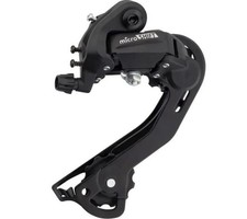 Deragliatore posteriore MICROSHIFT 6/7 velocità gabbia corta resina/acciaio nero