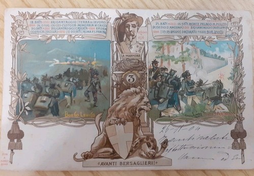 Cartolina bersaglieri - cartolina,