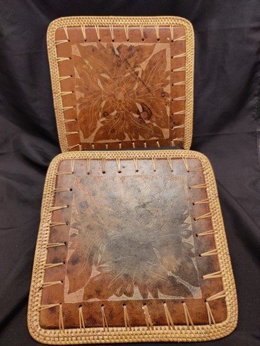 Pair unusual pottery - of,